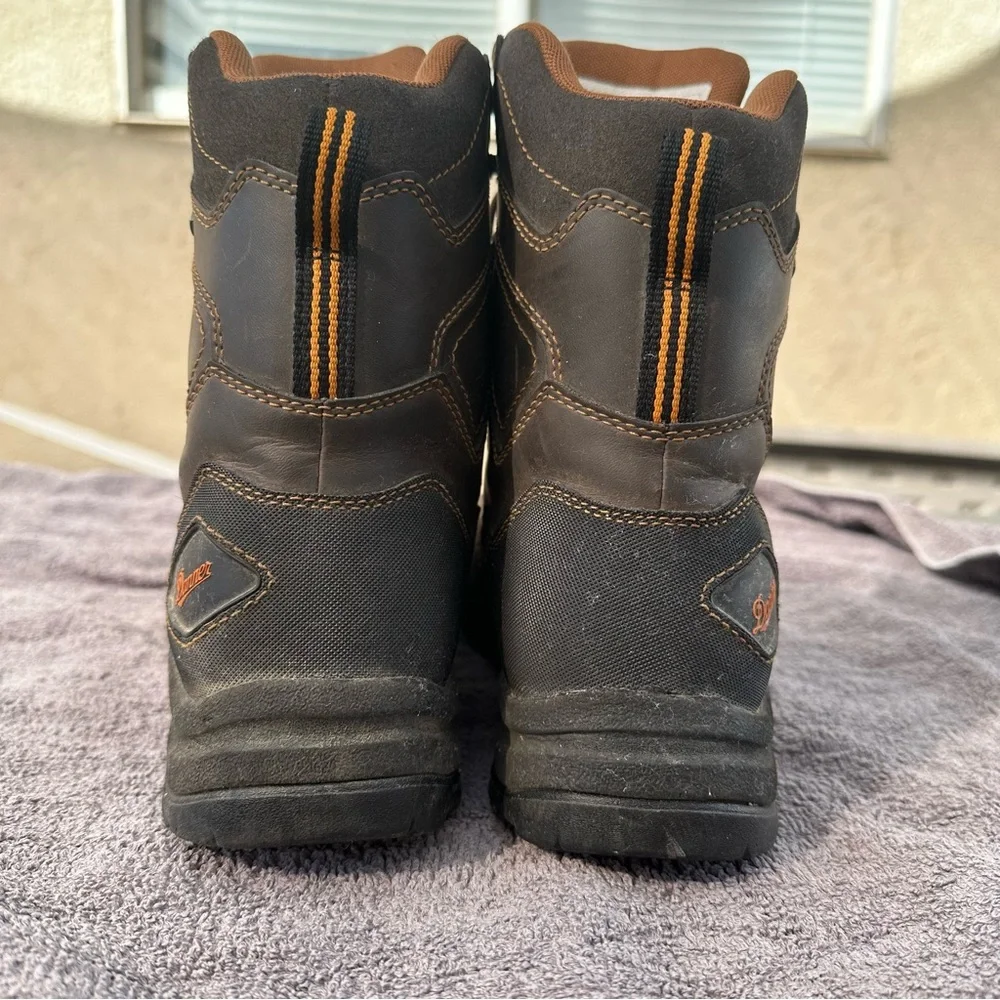 Danner Vicious 8” Brown Composite Toe NMT Gore-Tex Work Boots Size 10